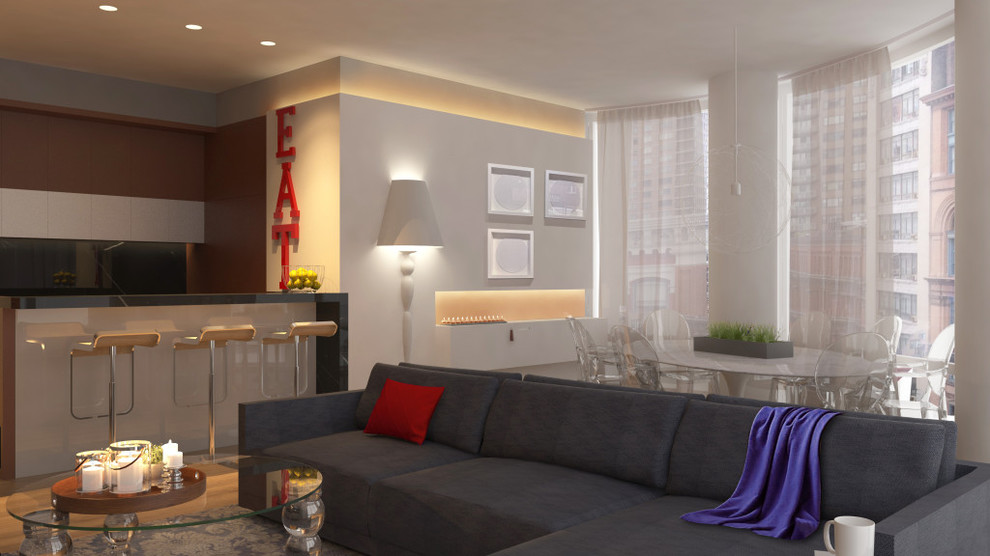 Astor Place Boutique Condo in East Village, NY — luxury renovation and interior design by Grandeur Hills Group