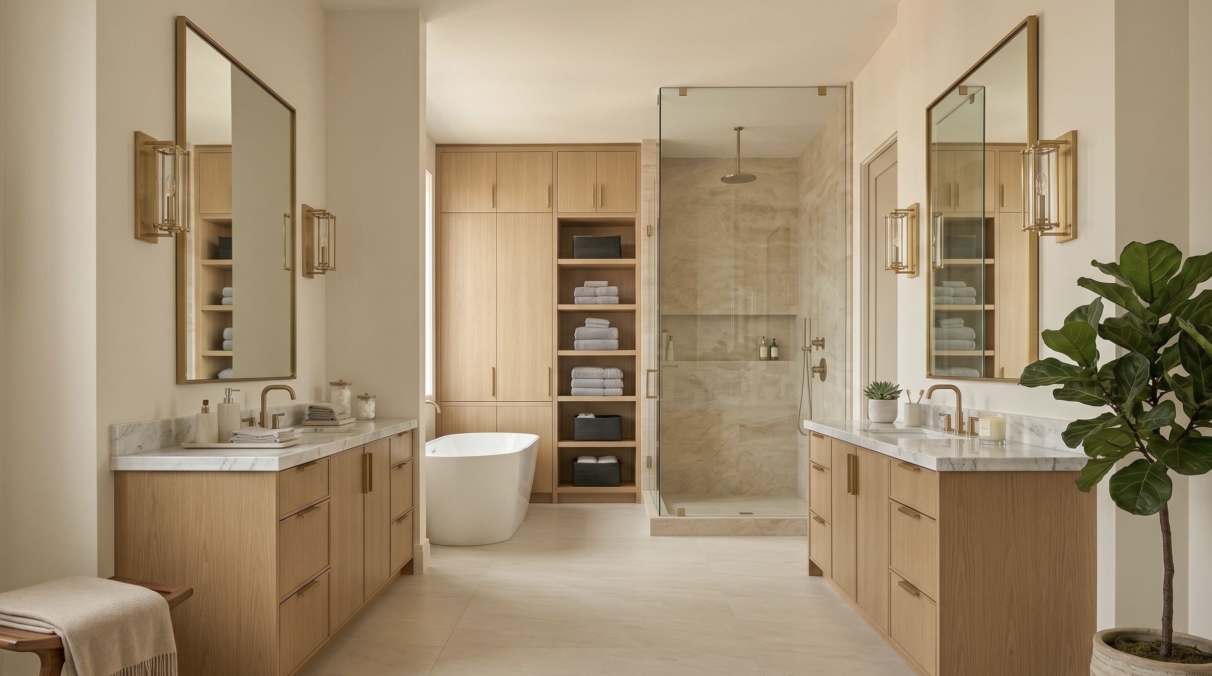 Custom Bathroom Vanities service by Grandeur Hills Group — Elegance in Every Detail for NYC homes and businesses