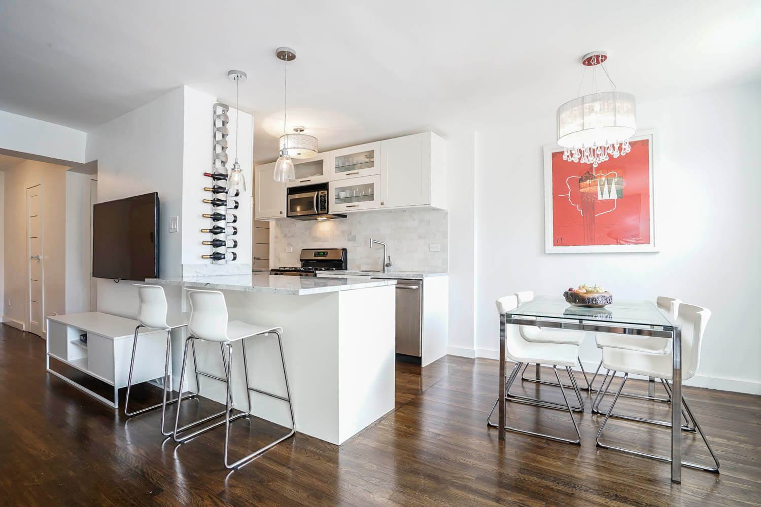 Lower Manhattan Pre-War Condo in Lower Manhattan, NY — luxury renovation and interior design by Grandeur Hills Group