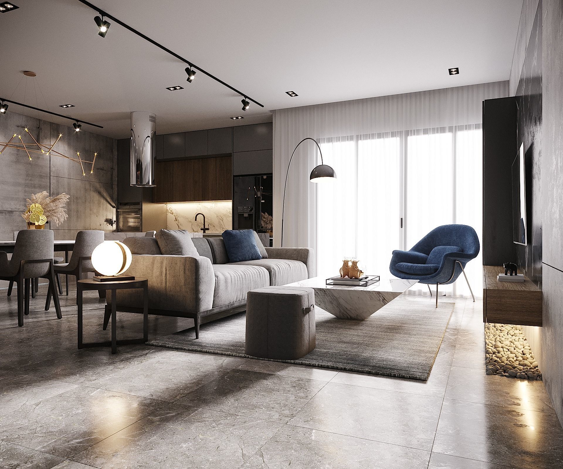 Modern Style Apartment in Manhattan, NY — luxury renovation and interior design by Grandeur Hills Group