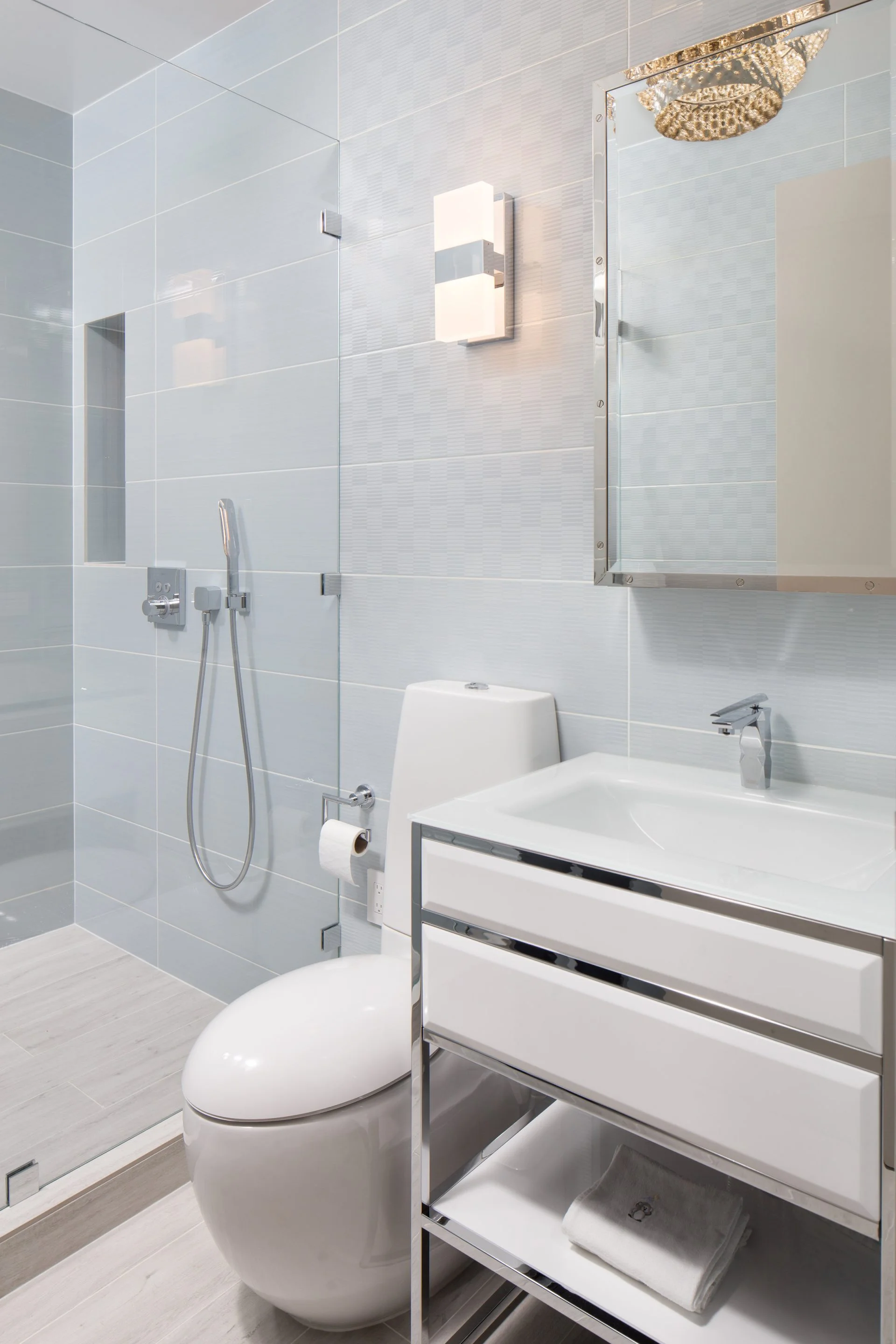 Luxury Bathroom Remodeling project — Central Park West, Manhattan, NY, by Grandeur Hills Group