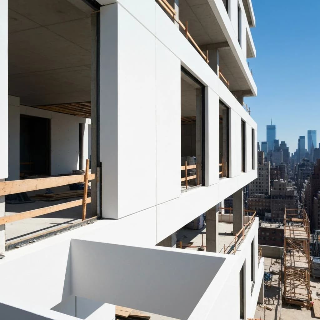 Luxury NYC apartment renovation in progress — Grandeur Hills Group general contracting
