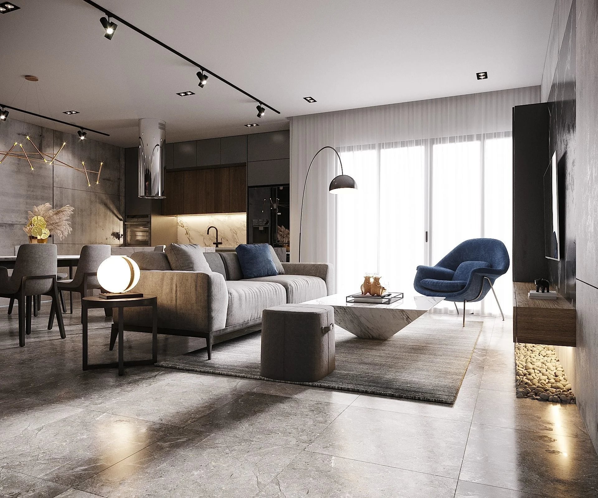 Modern Style Apartment — Manhattan, NY
