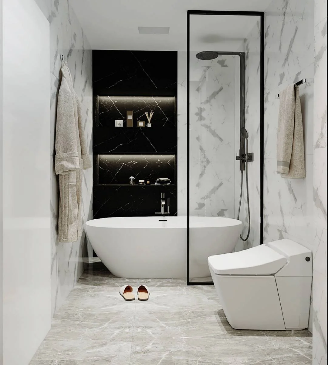 Luxury Bathroom Remodeling project — Park Ave Condo, Upper East Side, NY, by Grandeur Hills Group