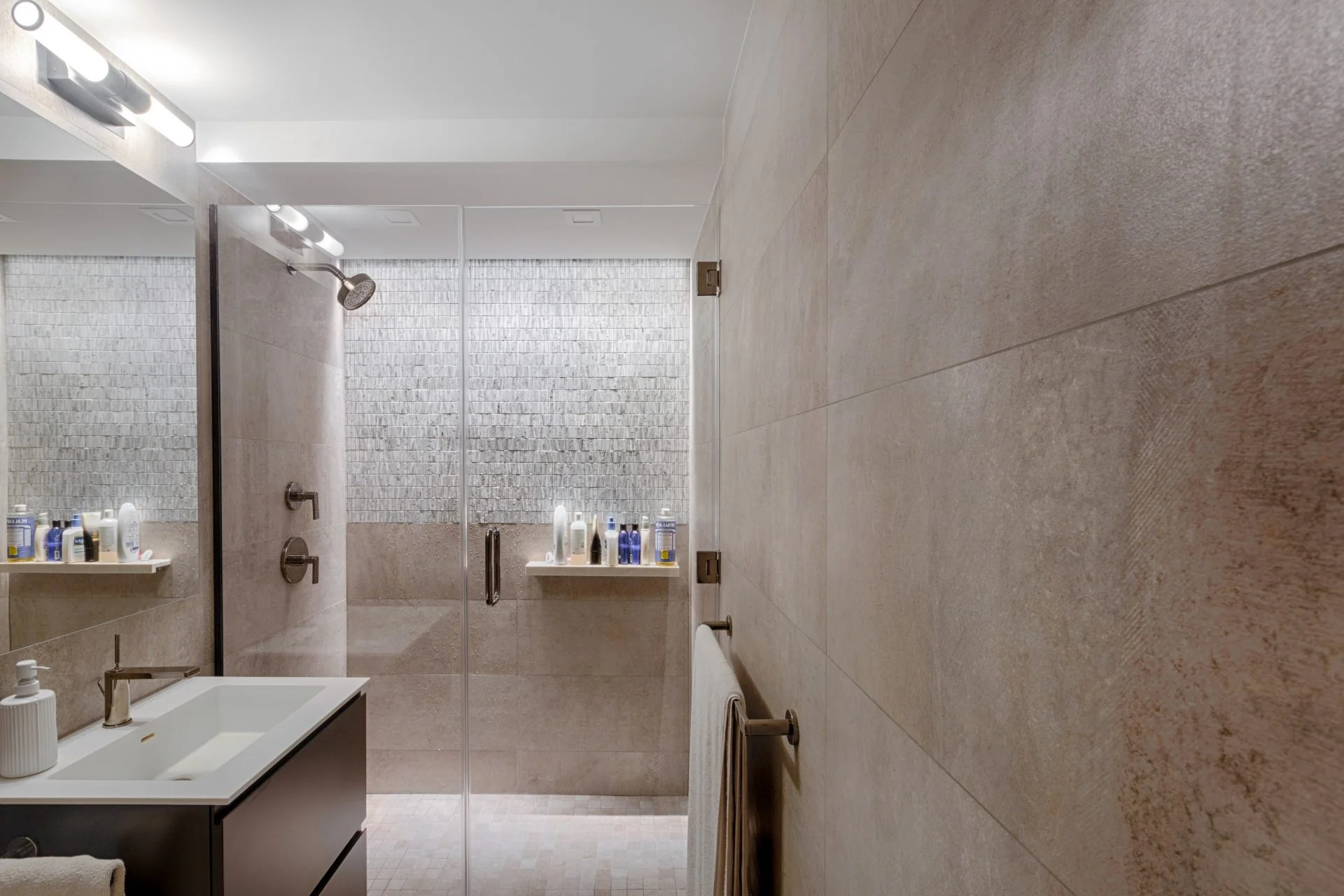 Luxury Bathroom Remodeling project — Sherman Square Project, Upper West Side, NY, by Grandeur Hills Group