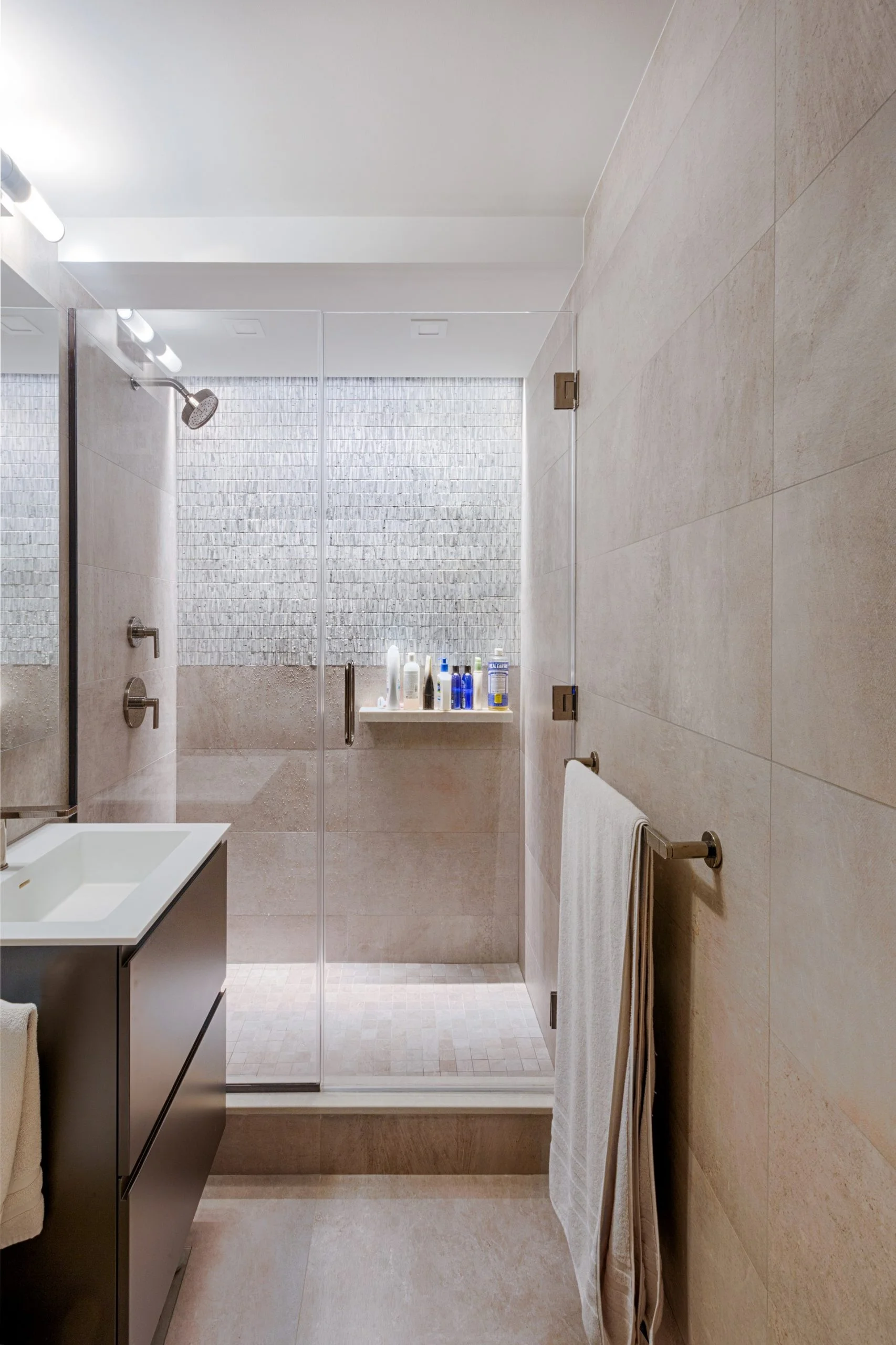 Luxury Bathroom Remodeling project — Sherman Square Project, Upper West Side, NY, by Grandeur Hills Group